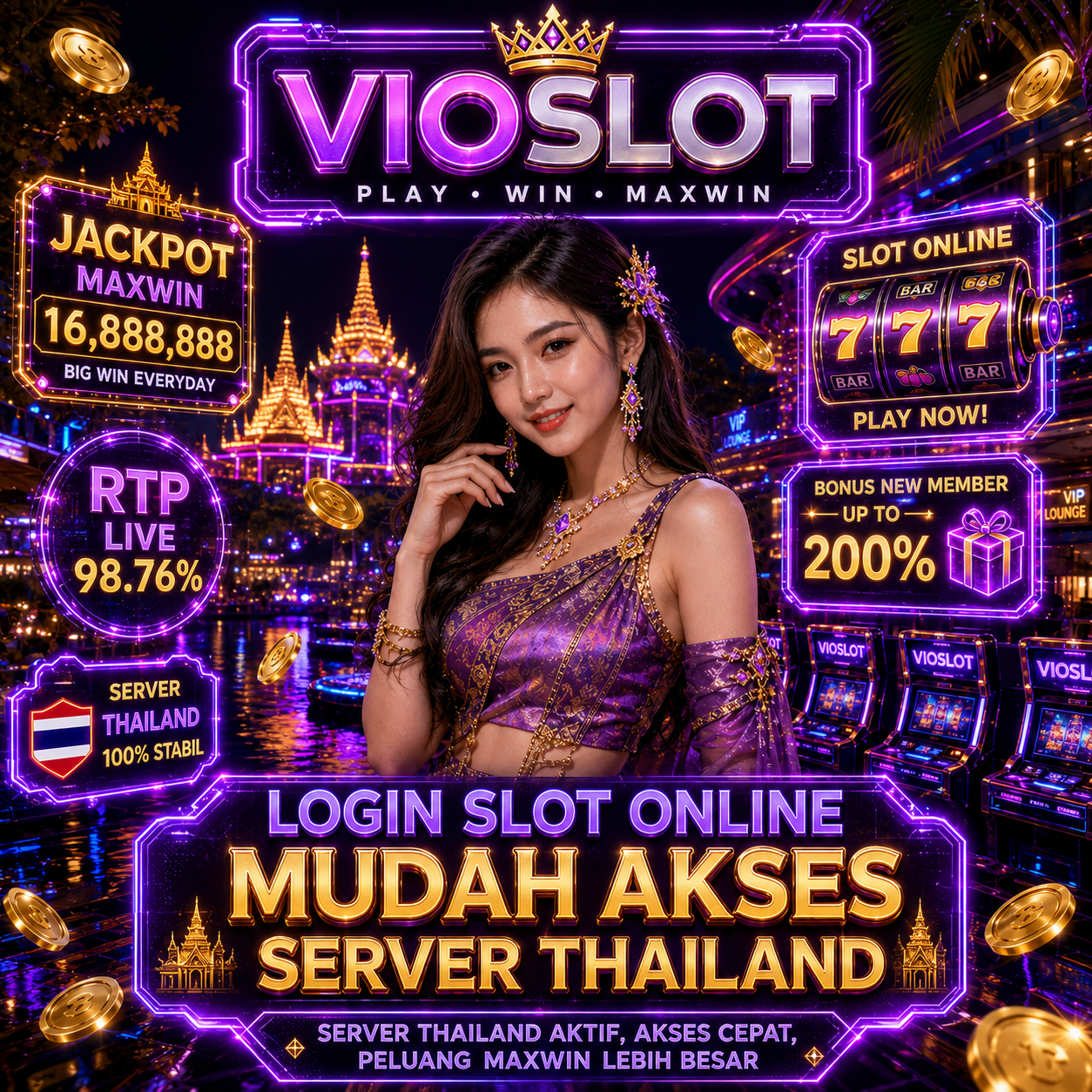 VIOSLOT : Login Slot Online Mudah Akses Server Thailand